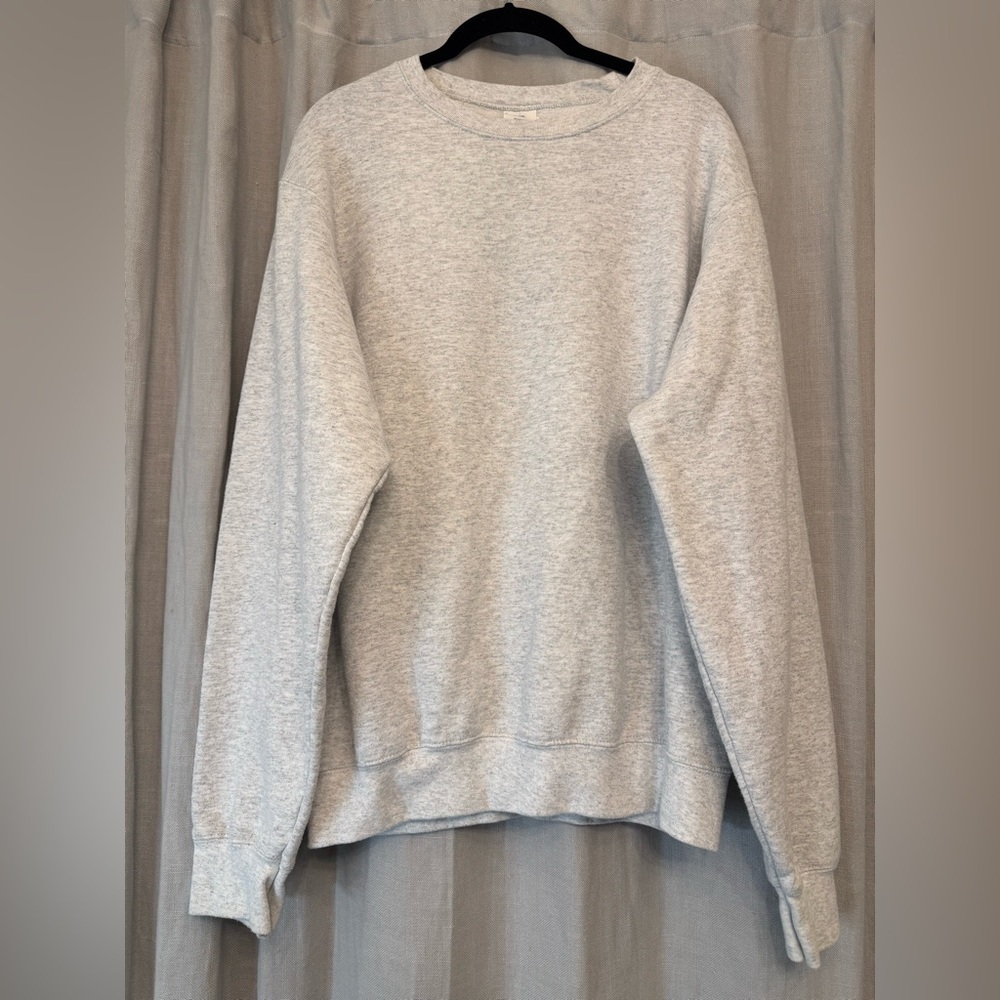 Joe's USA Ash Gray Crewneck Sweatshirt - Size M
